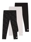 Nike Sportswear Leggings  grå / lysegrå / sort / hvid