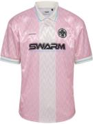 Hummel Fodboldtrøje  lys pink / sort / hvid