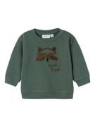 NAME IT Sweatshirt 'NBMSALT'  brun / gran / sort