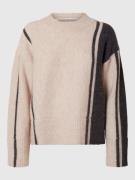 SELECTED FEMME Pullover  beige / sort