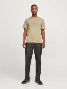 JACK & JONES Bluser & t-shirts 'JCOLIMA'  mørkebeige / antracit / grei...