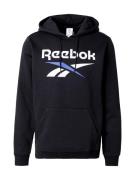 Reebok Sportsweatshirt  himmelblå / sort / hvid