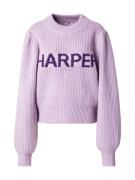 Harper & Yve Pullover  pastellilla / mørkelilla