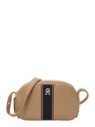 TOMMY HILFIGER Skuldertaske 'LEGACY'  beige / navy / rød