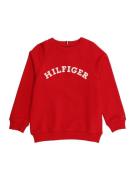 TOMMY HILFIGER Sweatshirt  brandrød / hvid