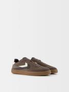 Bershka Sneaker low  brun / offwhite