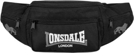 LONSDALE Bæltetaske 'Hip Bag'  sort / hvid