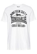 LONSDALE Bluser & t-shirts 'Bylchan'  sort / hvid