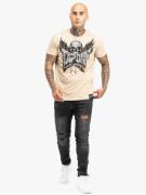 Tapout Bluser & t-shirts 'CRESTON'  sand / lysegrå / sort