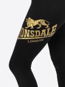 LONSDALE Leggings ' AGLISH '  gul / sort