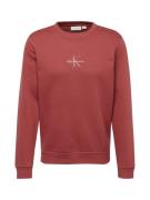 Calvin Klein Jeans Sweatshirt  lyserød / cranberry / hvid