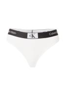 Calvin Klein Underwear String  sort / hvid