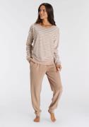 VIVANCE Pyjamas  nude / hvid