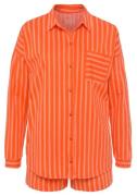 VIVANCE Pyjamas  orange / hvid