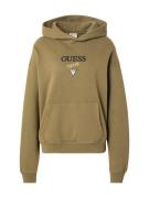 GUESS Sweatshirt  oliven / sort