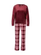 Hunkemöller Pyjamas  rød / hvid