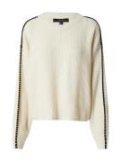 VERO MODA Pullover 'VMZORA'  beige / sort