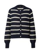 VERO MODA Cardigan 'VMAMAZING'  ecru / navy