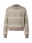 VERO MODA Pullover 'VMAMAZING'  creme / camel