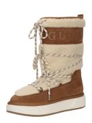 GUESS Snowboots 'UNDELA2'  elfenben / brun