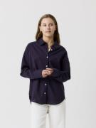 NAME IT Bluse  navy / mørkelilla