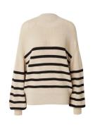 MSCH COPENHAGEN Pullover 'Maura Rachelle'  beige / sort