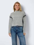 Noisy may Pullover 'NMDONNA'  grå-meleret / sort