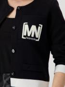 monari Cardigan  sort / hvid