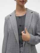 VERO MODA Blazer 'SILVA'  grå-meleret / sort