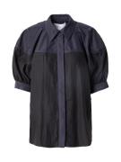 3.1 Phillip Lim Bluse  natblå / sort