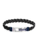 TOMMY HILFIGER Armbånd  sort / sølv