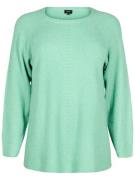 Zizzi Pullover 'Casunny'  mint