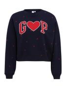 Gap Petite Sweatshirt 'HERITAGE'  navy / rød / hvid