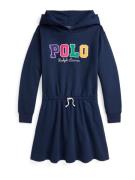 Polo Ralph Lauren Kjole  navy / gul / lilla / pink