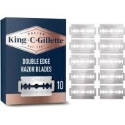 King C. Gillette Dobbelte Barberblade 10 Refill
