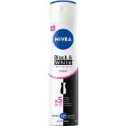 NIVEA Deo Spray Invisible Black & White Clear 150 ml