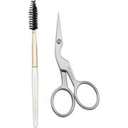 Tweezerman Brow Shaping Scissors & Brush