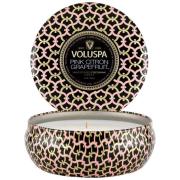 Voluspa Pink Citron Grapefruit 3-Wick Tin Candle 40h