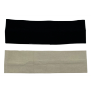 Hermine Hold Headband 2 pack Black & Beige