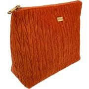 PIPOL BAZAAR Triangle Cosmetic Bag Quilted Pumpkin