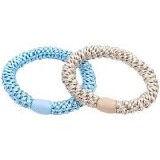 By Lyko Woven Hair Ties Light Blue