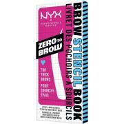 NYX PROFESSIONAL MAKEUP Zero to Brow Stencil Thick Brows