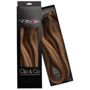 Poze Hairextensions Poze Clip&Go Löshår Äkta 4B/9G Chocco Cola 7