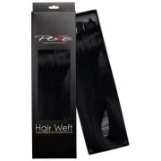 Poze Hairextensions Poze Hårträns Äkta 1N Midnight Black 60cm 1N