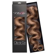 Poze Hairextensions Poze Clip & Go Standard Wavy 55cm 10B/7BN San