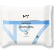No7 Essential Cleansing Biodegradable Wipes 30 stk