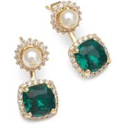 Lily and Rose Colette earrings - Emerald square  Emerald square