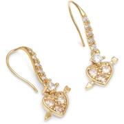 Lily and Rose Lowe earrings   Light champagne