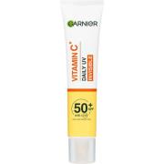 Garnier   Vitamin C* Glow-Boosting Daily UV Fluid SPF50+ For Dull