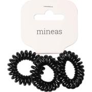 Mineas Hair Band Spiral 3 pcs Black